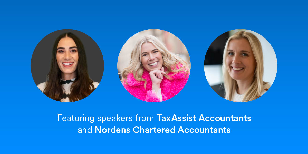 Headshots of the speakers