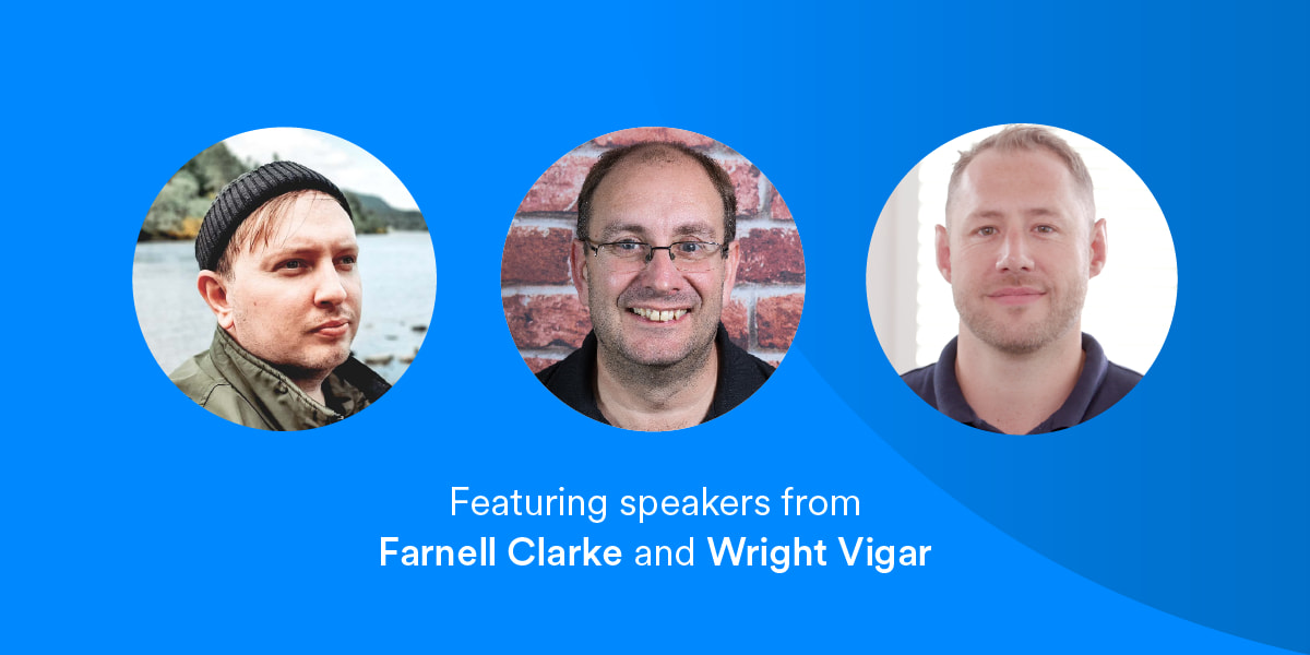 Headshots of the speakers