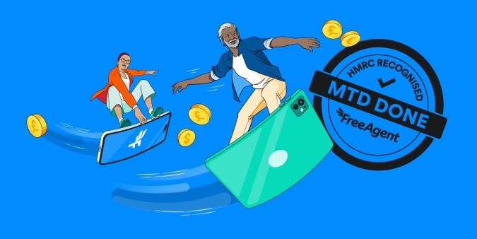 Person surfing on a tablet device