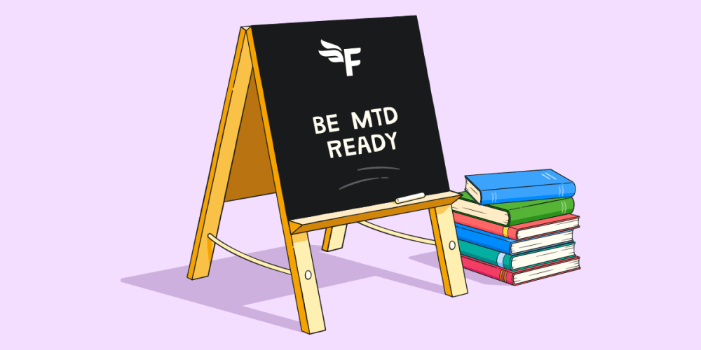 Illustration of a blackboard with 'Be MTD ready' written on it.
